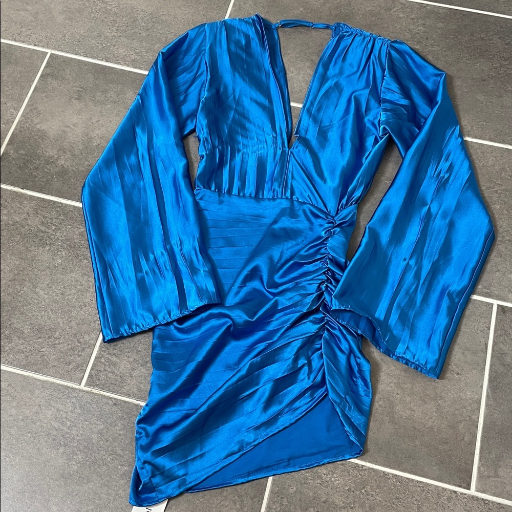 L’IDEE Costes Mini Dress in Moroccan Blue size 6‎ - Picture 2 of 10